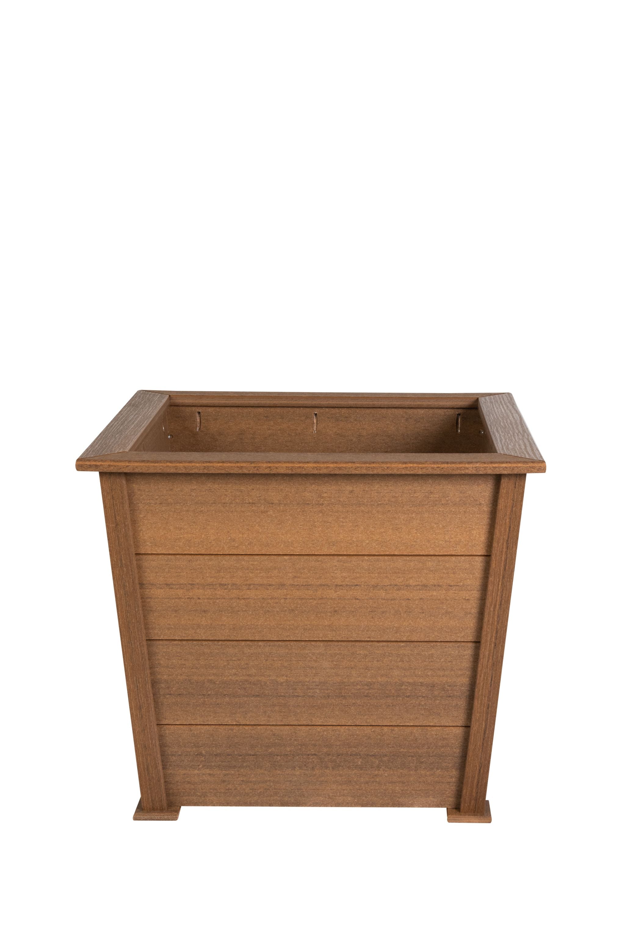 Amish made outdoor poly planters, premium quality furniture accessories designed for durability, weather resistance, and stylish outdoor décor
